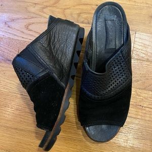 Sorel Heeled Wedge Sandal!